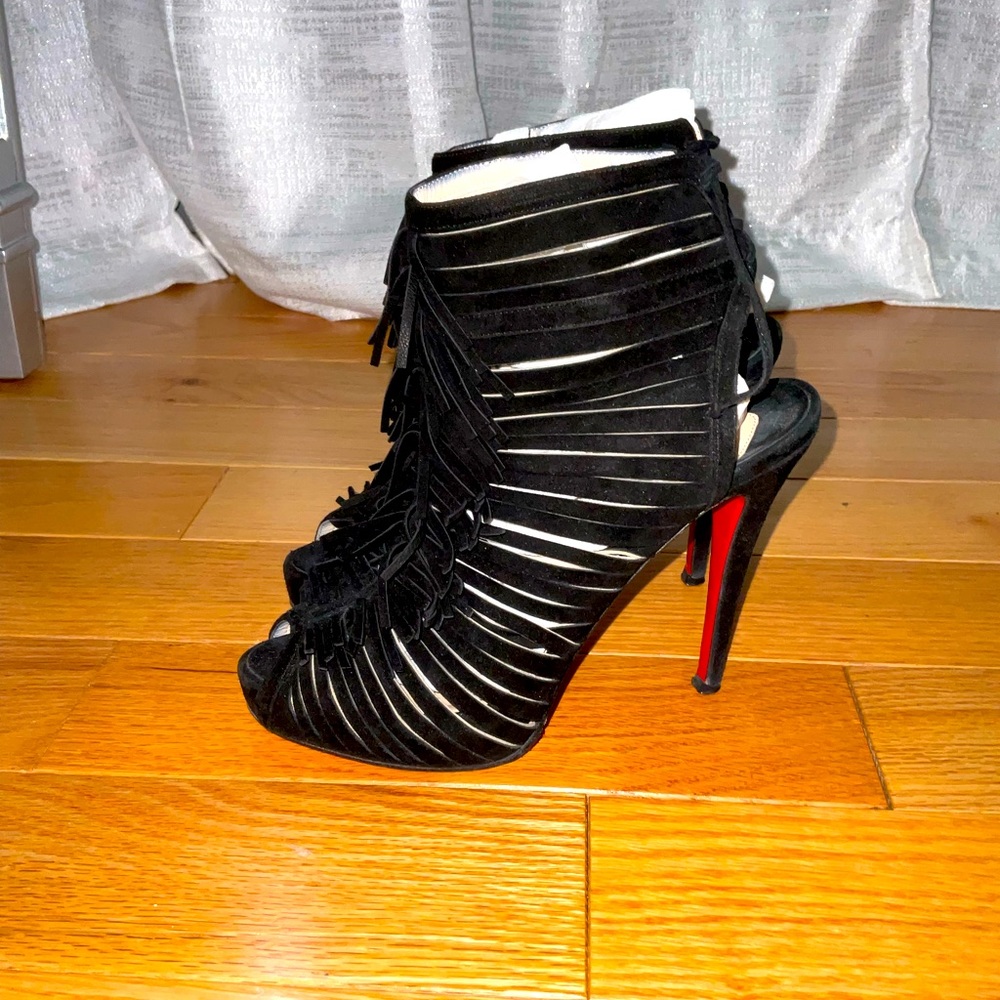 Christian Louboutin Fringe Sandals